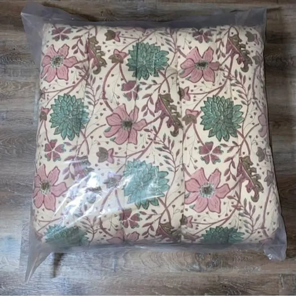 Anthropologie Bungalow Denmark Floral Mattress Cushion